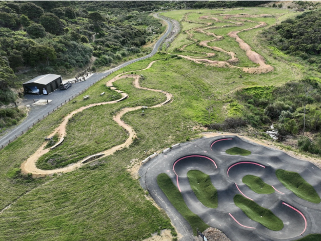 Image of the Bike Park in Coromandel New Zealand to promote visitors to add this to their list of things to do